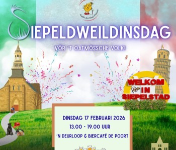 Siepeldinsdag een feest dat Ootmarsum op zijn kop zet!