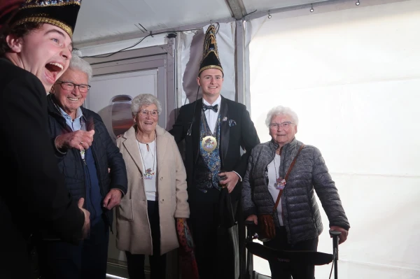 Receptie Markies Luuk 1 met Adjudanten Ties & Boet