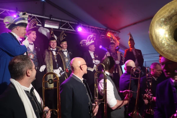 Receptie Markies Luuk 1 met Adjudanten Ties & Boet