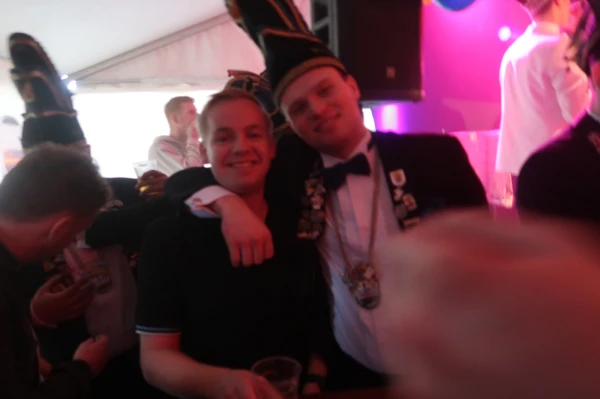 Receptie Markies Luuk 1 met Adjudanten Ties & Boet