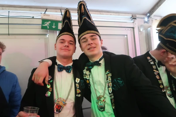 Receptie Markies Luuk 1 met Adjudanten Ties & Boet