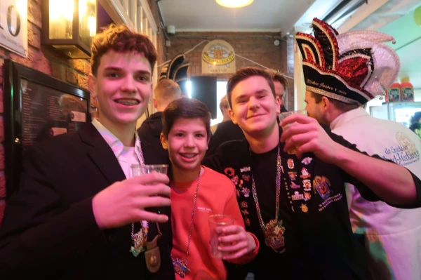 Receptie Markies Luuk 1 met Adjudanten Ties & Boet