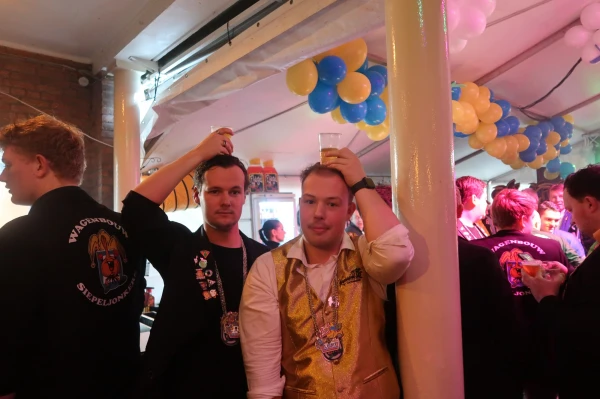 Receptie Markies Luuk 1 met Adjudanten Ties & Boet