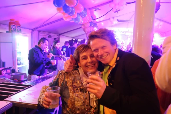 Receptie Markies Luuk 1 met Adjudanten Ties & Boet