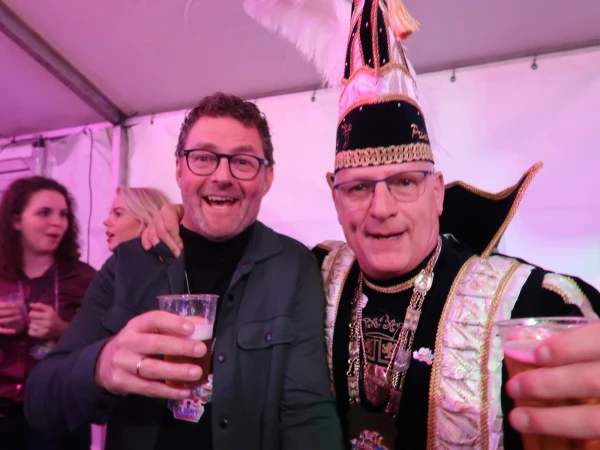 Receptie Markies Luuk 1 met Adjudanten Ties & Boet
