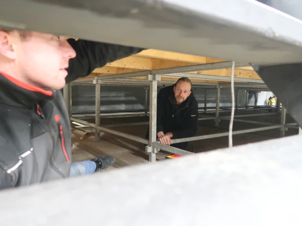 Opbouw zitting