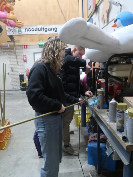 Op pad met de optochtcommissie