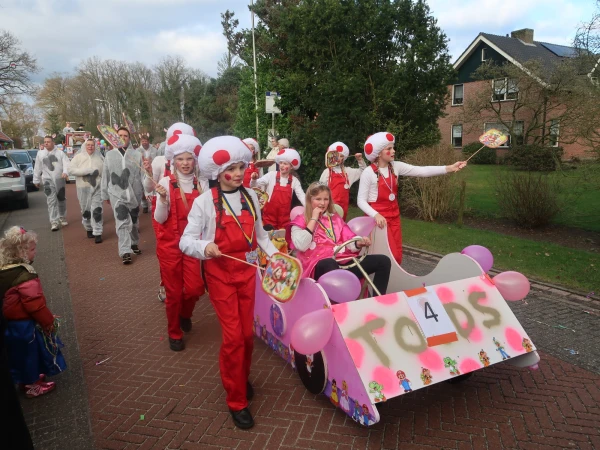Schoolcarnaval en optocht Agelo